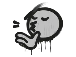 Sealed Graffiti | Chef Kiss (Shark White)