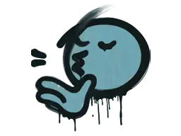 Sealed Graffiti | Chef Kiss (Wire Blue)