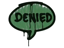 Sealed Graffiti | Denied (Jungle Green)