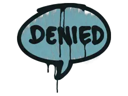 Sealed Graffiti | Denied (Wire Blue)