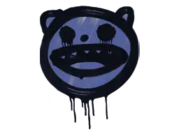 Sealed Graffiti | Happy Cat (SWAT Blue)