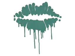 Sealed Graffiti | Kiss (Frog Green)
