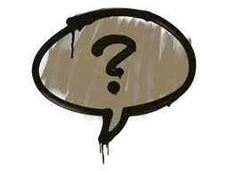 Sealed Graffiti | Question Mark (Dust Brown)