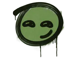 Sealed Graffiti | Smirk (Battle Green)