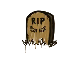 Sealed Graffiti | Tombstone (Desert Amber)