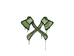 Sealed Graffiti | X-Axes (Battle Green)