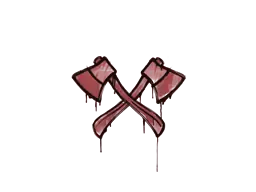 Sealed Graffiti | X-Axes (Blood Red)