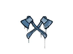 Sealed Graffiti | X-Axes (Monarch Blue)