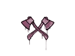 Sealed Graffiti | X-Axes (Princess Pink)