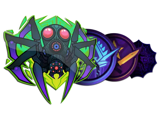 Shattered Web Sticker Collection