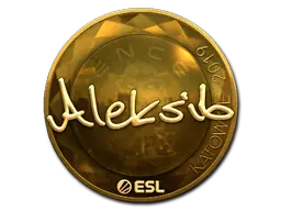 Sticker | Aleksib (Gold) | Katowice 2019