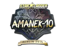 Sticker | AmaNEk (Gold) | Berlin 2019