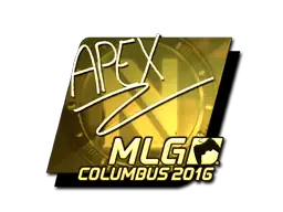 Sticker | apEX (Gold) | MLG Columbus 2016