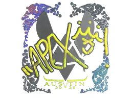 Sticker | apEX (Holo) | Austin 2025