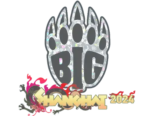 Sticker | BIG (Glitter) | Shanghai 2024