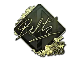 Sticker | boltz (Gold) | Rio 2022