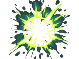 Sticker | Boom Epicenter (Glitter)