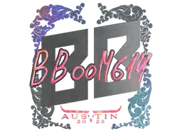 Sticker | Boombl4 (Holo) | Austin 2025