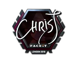 Sticker | chrisJ (Foil) | London 2018