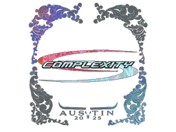 Sticker | Complexity Gaming (Holo) | Austin 2025