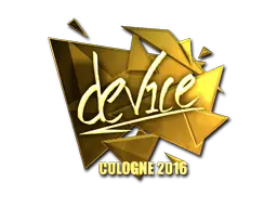 Sticker | device (Gold) | Cologne 2016