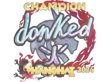 Sticker | donk (Holo, Champion) | Shanghai 2024