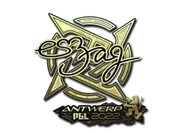 Sticker | es3tag (Gold) | Antwerp 2022