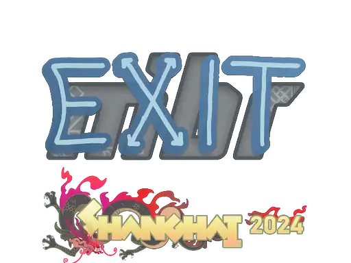 Sticker | exit | Shanghai 2024