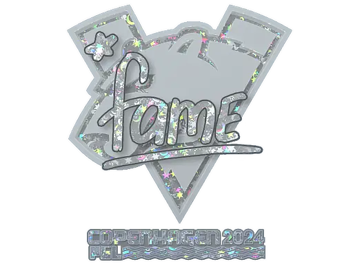 Sticker | fame (Glitter) | Copenhagen 2024