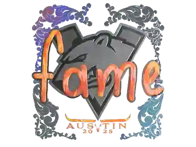 Sticker | fame (Holo) | Austin 2025
