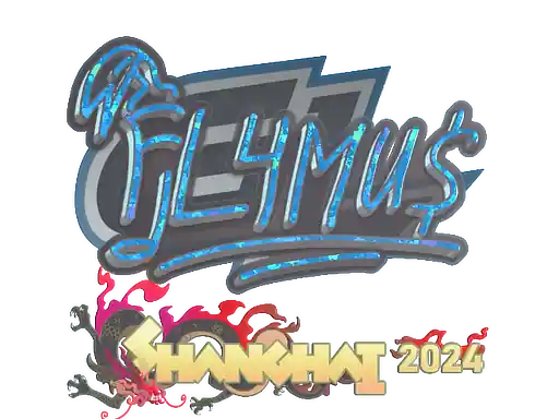 Sticker | FL4MUS (Glitter) | Shanghai 2024