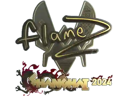 Sticker | FlameZ (Gold) | Shanghai 2024