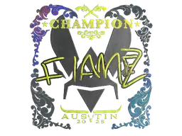 Sticker | FlameZ (Holo, Champion) | Austin 2025