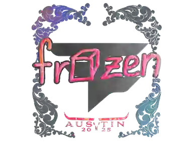 Sticker | frozen (Holo) | Austin 2025