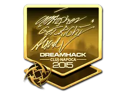 Sticker | GeT_RiGhT (Gold) | Cluj-Napoca 2015
