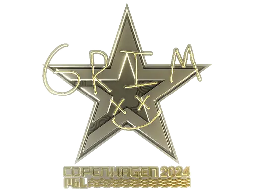 Sticker | Grim (Gold) | Copenhagen 2024