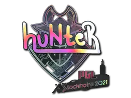 Sticker | huNter- (Holo) | Stockholm 2021