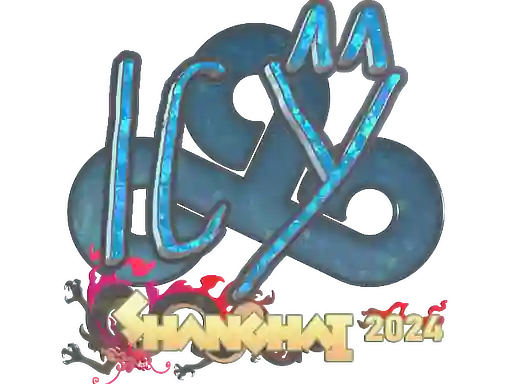 Sticker | ICY (Glitter) | Shanghai 2024
