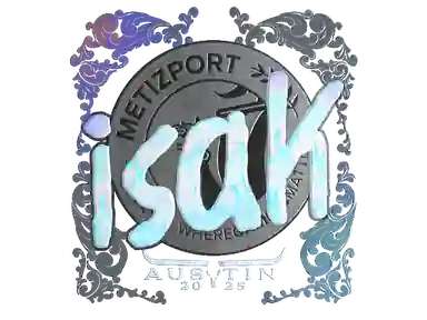 Sticker | isak (Holo) | Austin 2025