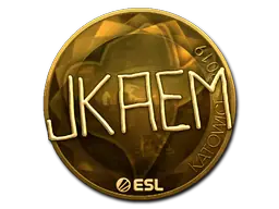 Sticker | jkaem (Gold) | Katowice 2019