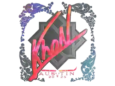 Sticker | khaN (Holo) | Austin 2025