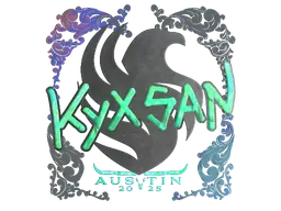 Sticker | kyxsan (Holo) | Austin 2025