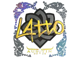 Sticker | latto (Holo) | Austin 2025