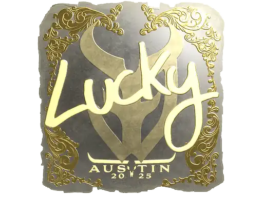 Sticker | Lucky (Gold) | Austin 2025