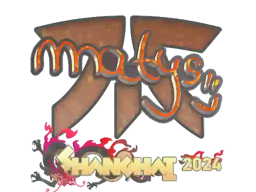Sticker | MATYS (Glitter) | Shanghai 2024