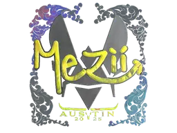 Sticker | mezii (Holo) | Austin 2025