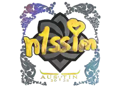 Sticker | n1ssim (Holo) | Austin 2025