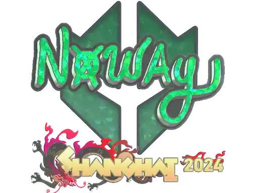 Sticker | noway (Glitter) | Shanghai 2024