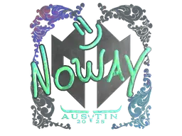 Sticker | noway (Holo) | Austin 2025