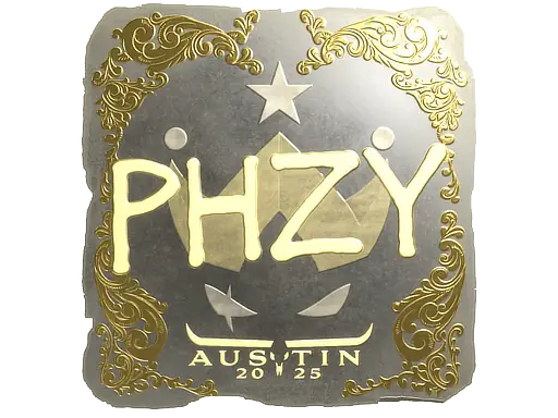 Sticker | phzy (Gold) | Austin 2025